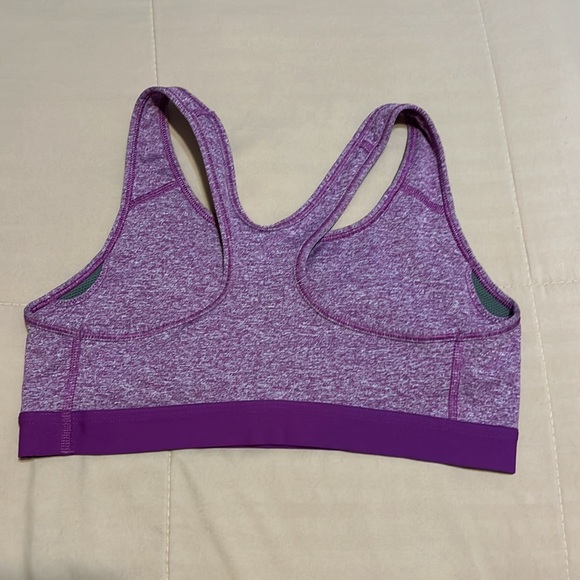 Women’s Nike Pro Racerback Sports Bra Purple Medium - Picture 4 of 7